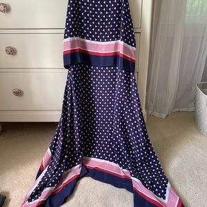NEW WITH TAGS - HIGH/LOW SPAGHETTI STRAP NAUTICAL DRESS